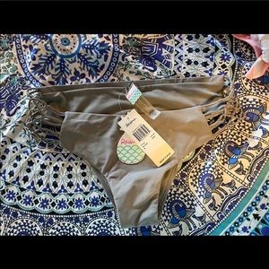 Grey NWT Raisins Swim Bottom Size M